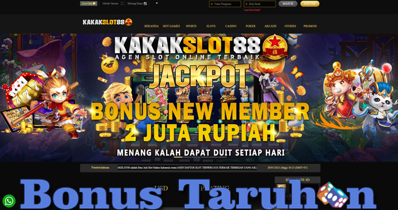 KakakSlot88 Situs Judi Terpopular Dengan Bonus Terbesar