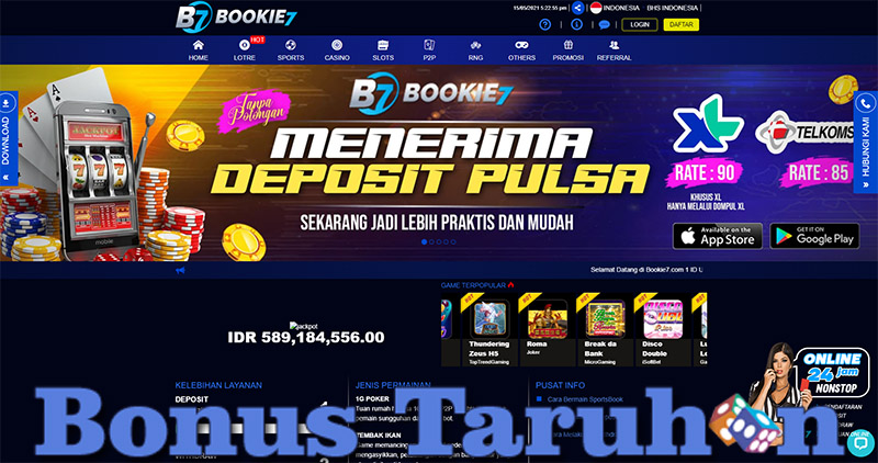 Bonus Member Baru Terbesar Bandar Judi Online Bookie7