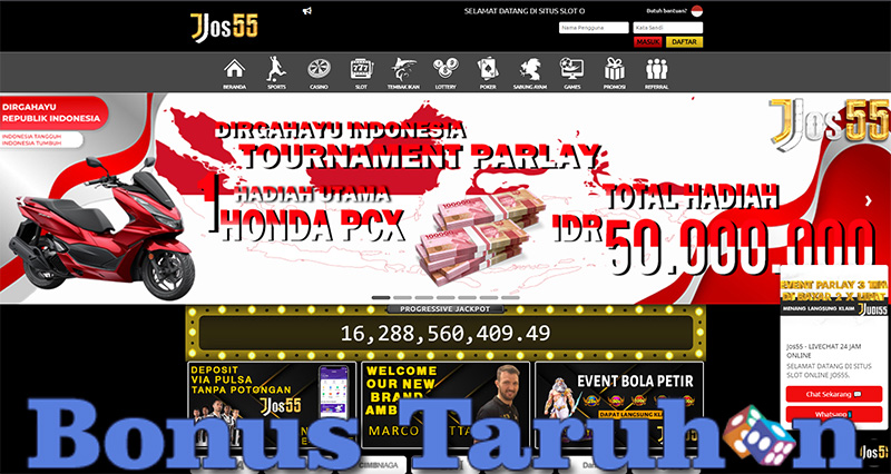 Jos55 Memberikan Bonus Bonus Pilihan Terbaik Dan Terbesar