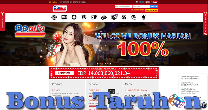 QQAlfa Terbaik Memberikan Bonus Serta Promo Terbesar