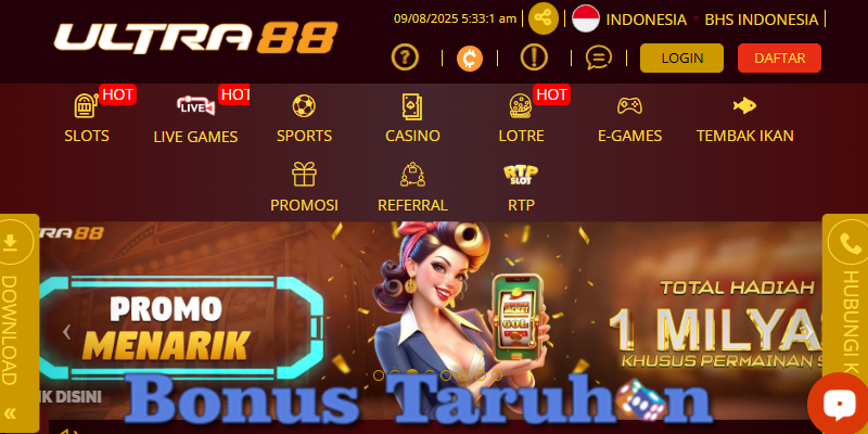 Andalan Klaim Bonus Unlimeted Main Situs Ultra88